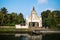 Velankanni Matha Church along the river of the kollam kottapuram waterway