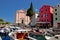 Veli Losinj harbor and colorful architecture