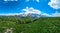 Velika Baba  - A scenic view from Goli Vrh on the mountains of Kamnik Savinja Alps in Carinthia, border Austria and Slovenia