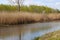 Veliki backi kanal, river in Sombor, spring, fishing, Vojvodina