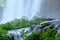 Veliki Prstavac Waterfall - close up, details - at Plitvice Lakes Plitvicka Jezera National Park, Croatia