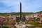 Veliko Tarnovo, Bulgaria 15 April 2018. Monument to the Asen Dynasty in city of Veliko Tarnovo