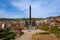 Veliko Tarnovo, Bulgaria 15 April 2018. Monument to the Asen Dynasty in city of Veliko Tarnovo