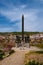 Veliko Tarnovo, Bulgaria 15 April 2018. Monument to the Asen Dynasty in city of Veliko Tarnovo