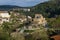 VELIKO TARNOVO, BULGARIA - 9 APRIL 2017: Panoramamic view of city of Veliko Tarnovo