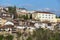 VELIKO TARNOVO, BULGARIA - 9 APRIL 2017: Panoramamic view of city of Veliko Tarnovo