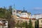 VELIKO TARNOVO, BULGARIA - 9 APRIL 2017: Panoramamic view of city of Veliko Tarnovo