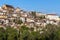 VELIKO TARNOVO, BULGARIA - 9 APRIL 2017: Panoramamic view of city of Veliko Tarnovo