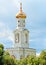 Veliky Novgorod. Russia. The Belfry of The Yuriev Monastery