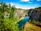 The Velka America quarry in Czech Republic