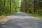 Velka Fatra, Gader Valley - Asphalt road stretching across the Gader valley.