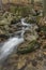 Velky Cerny Stolpich creek in autumn fresh morning in Jizerske mountains