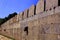 Vellore fort ornamental stone wall arches