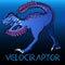 Velociraptor cute character dinosaurs