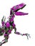 Velociraptor robot close up
