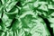 Velor green fabric Velvet pattern carved from under an uncircumcised pile of heaps Velvet Burntout Devore this type It`s just a