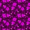 Velvet Purple Roses-Flowers in Bloom seamless repeat pattern Background in purple maroon