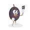 Velvet Tamarind mascot and background with selfie pose
