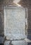 Venantius Inscription Stone Slab