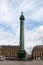 Vendome column with statue of Napoleon Bonaparte