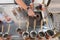 Vendor Prepares Turkish Coffee on the street