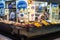 Vendor selling spices sold at the Machane Yehuda Market in Jerusalem, Israel