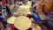 Vendors at market, Perfume Pagoda, Hanoi, Vietnamese