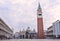 VENECE, ITALY - 3 Septenber, 2016. Beautiful Square San Marco, Venice, Italy