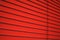 Venetian blind in red