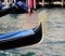 venetian boat called gondola in Italian language in Venice Isle