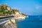 Venetian fortress at Kerkyra city, Corfu, Greece.