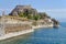 Venetian fortress Palaio Frourio in city of Corfu