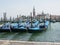 Venetian Gondolas on Lagoon