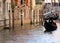 Venetian gondolier on the Gondola the typical boat to take touri