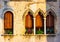 Venetian gothic house detail in Portogruaro