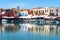 Venetian Harbor of Rethymnon, Crete island, Greece