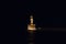 Venetian Lighthouse Located at the End of the Pier, at the Entrance of the Port. The Symbol of Chania City, Crete Island, Greece