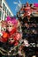 Venetian masks in the street shop in Venice, Italy