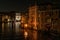 Venetian Nocturne: Channels Awash in Night\\\'s Embrace