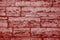 Venetian plaster bricks wall, Chili oil color.