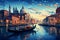 Venetian Serenity: Abstract Glimpses of Venice