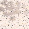 Venetian style terrazzo tile flooring plus a gray shadow layer of natural maple leaves tree branch. Vector