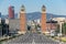 The Venetian Towers in Barcelona