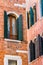 Venetian Windows. Italy