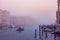 Venezia canal grande in the morning mist venice Italy Lagoon Ci