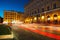 Venezia Palace /Palazzo Venezia/ - the palace of Victor Emmanuel at the Venezia Square /Piazza Venezia/ in Rome, Italy at night. L