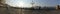 Venezia panorama with gondolas at morning