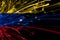 Venezuela abstract fireworks sparkling flag. New Year, Christmas and National day concept