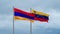 Venezuela and Armenia flag