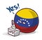 Venezuela country ball voting yes